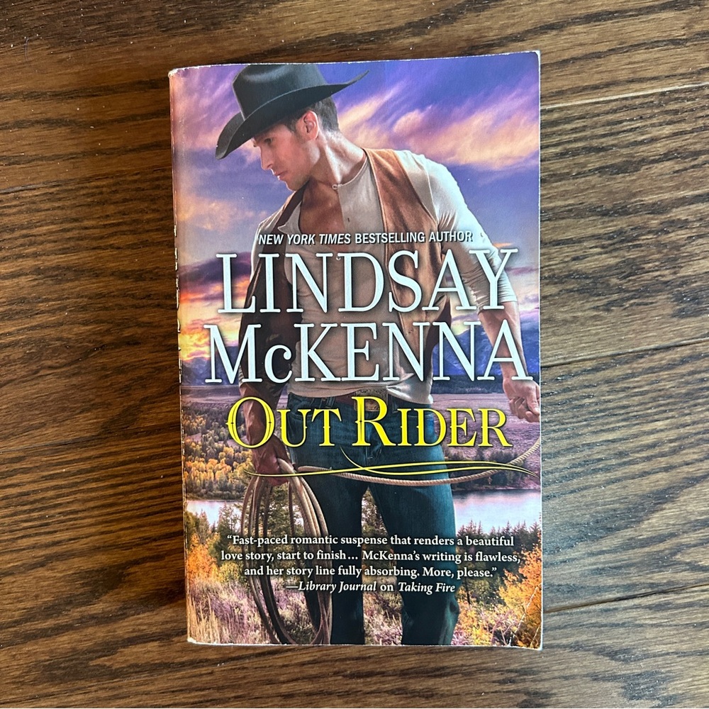 4 books for $16 - OUT RIDER by Lindsay McKenna